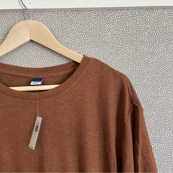 M 🆕 Old Navy Linen Drawstring Dress NWT - Picture 2 of 7